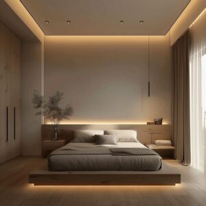 Junior suite with a spacious sitting area.