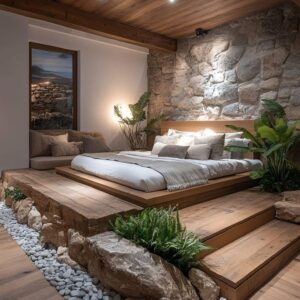 Elegant deluxe double room with premium furniture.